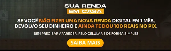 Banner do curso sua renda em casa
