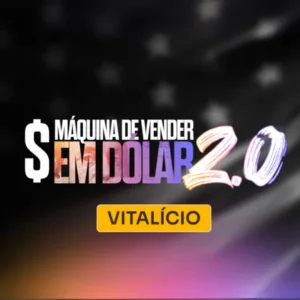banner máquina de vender em dólar