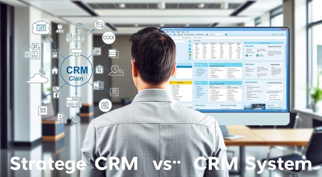estratégia crm vs sistema crm