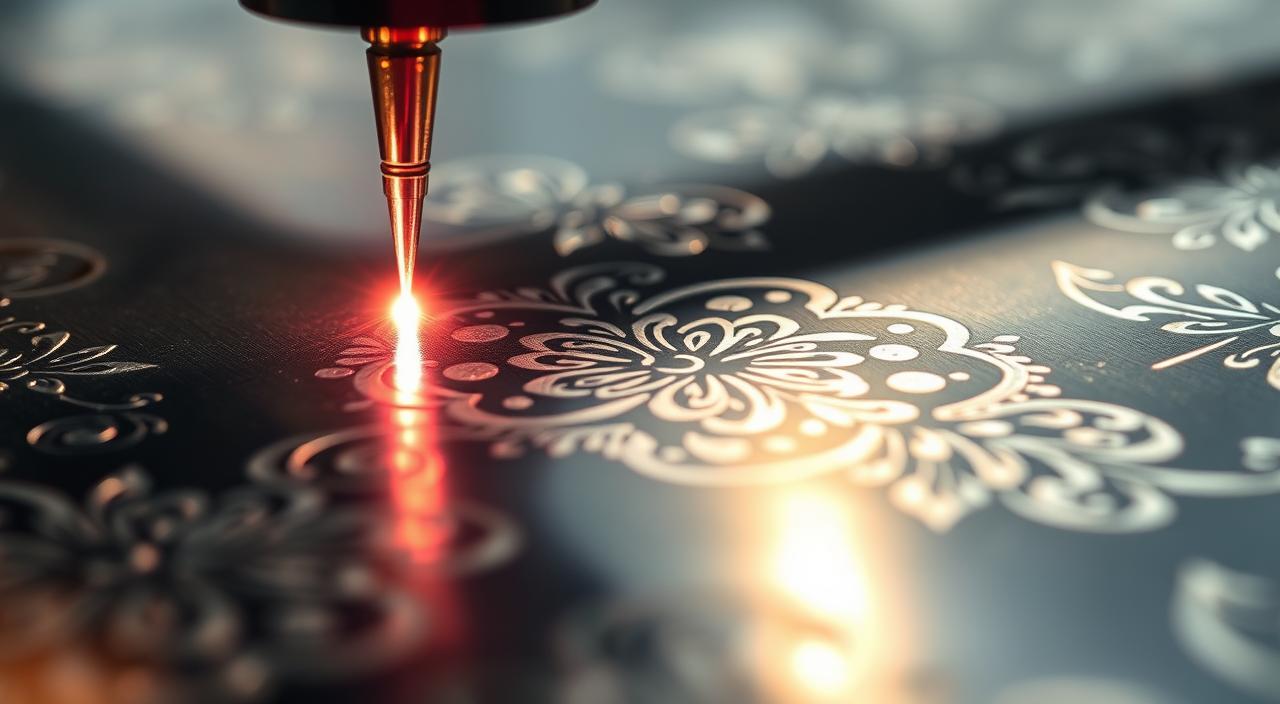 gravação a laser em metal