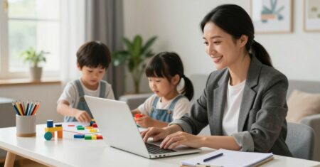 Como Ser Produtivo Trabalhando em Casa com Crianças