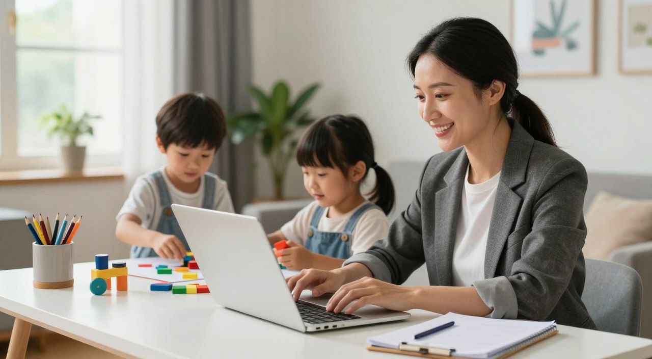 Como Ser Produtivo Trabalhando em Casa com Crianças